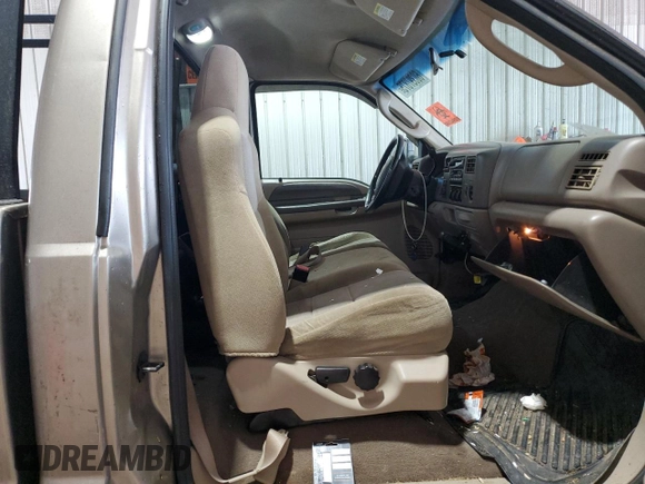 2004 Ford F-250 XL with VIN 1FTNF21L74EA64859, listed as a Copart auction lot 60397875 with 268,149 mi miles and Salvage title. Bid and sale history available at DreamBid. Image 10.