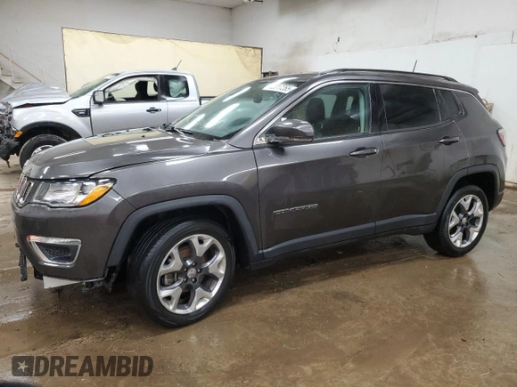 2020 Jeep Compass Limited with VIN 3C4NJCCB4LT179846, listed as a Copart auction lot 62317265 with 88,112 mi miles and Salvage title. Bid and sale history available at DreamBid. Image 1.