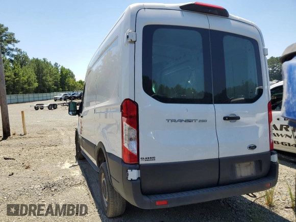 2020 Ford Transit Cargo with VIN 1FTBR1C8XLKB60174, listed as a Copart auction lot 58957204 with 69,262 mi miles and Salvage Title. Bid and sale history available at DreamBid. Image 6.