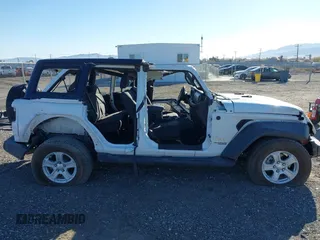 2019 Jeep Wrangler Unlimited Sport S with VIN 1C4HJXDN6KW523554, listed as a IAAI auction lot 41648277 with 91,648 mi miles and . Bid and sale history available at DreamBid. Image 13.