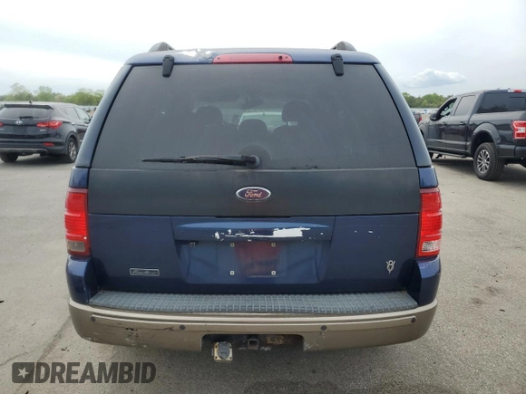 2004 Ford Explorer Eddie Bauer with VIN 1FMDU74W64UB74730, listed as a Copart auction lot 58534535 with 167,112 mi miles and Salvage title. Bid and sale history available at DreamBid. Image 6.