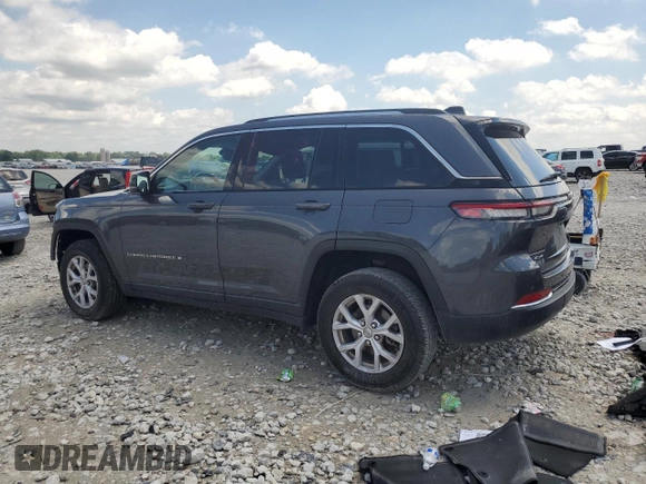 2022 Jeep Grand Cherokee Limited with VIN 1C4RJHBG8N8540881, listed as a Copart auction lot 62585285 with 60,736 mi miles and Clean title. Bid and sale history available at DreamBid. Image 2.