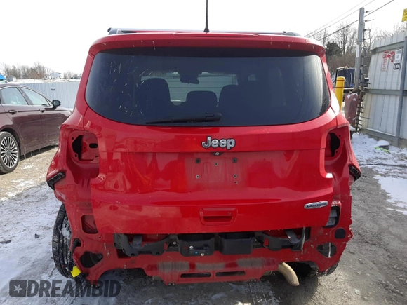2018 Jeep Renegade Latitude with VIN ZACCJABB0JPJ58541, listed as a Copart auction lot 45151855 with 83,754 mi miles and Salvage Title. Bid and sale history available at carsss.com. Image 6.