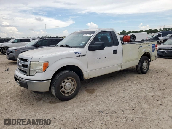 2013 Ford F-150 XL with VIN 1FTNF1CF5DKE46911, listed as a Copart auction lot 62303505 with 201,824 mi miles and Clean title. Bid and sale history available at DreamBid. Image 1.
