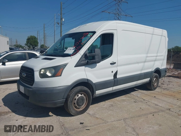 2015 Ford Transit Cargo with VIN 1FTNE2CM6FKA19277, listed as a IAAI auction lot 41906760 with 44,230 mi miles and . Bid and sale history available at carsss.com. Image 2.
