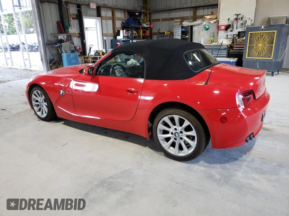 2006 BMW Z4 3.0si with VIN 4USBU535X6LW92089, listed as a Copart auction lot 73122204 with 105,502 mi miles and Salvage title. Bid and sale history available at DreamBid. Image 2.