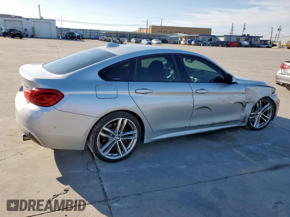 2018 BMW 4 Series 440i with VIN WBA4J5C56JBF06831, listed as a Copart auction lot 45839965 with 96,525 mi miles and Salvage Title. Bid and sale history available at DreamBid. Image 3.