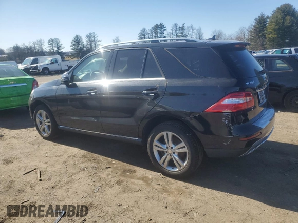 2014 Mercedes-Benz M 350 with VIN 4JGDA5HB4EA359530, listed as a Copart auction lot 47174455 with 142,136 mi miles and Salvage Title. Bid and sale history available at carsss.com. Image 2.