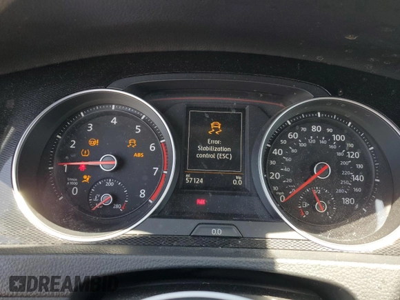 2015 Volkswagen GTI Autobahn z VIN 3VW4T7AU4FM100785, wystawiony jako Copart lot #59583725 z przebiegiem 57 124 mil mil oraz Szkoda całkowita • Salvage title. Historia ofert i sprzedaży dostępna na DreamBid. Obrazek 9.
