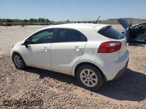 2013 Kia Rio LX with VIN KNADM5A3XD6295085, listed as a Copart auction lot 71874544 with 124,282 mi miles and Clean Title. Bid and sale history available at carsss.com. Image 2.