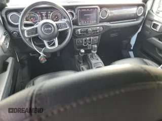 2022 Jeep Wrangler Unlimited Sahara Altitude with VIN 1C4HJXEG2NW260905, listed as a Copart auction lot 86986584 with 7,219 mi miles and Non Repairable. Bid and sale history available at DreamBid. Image 8.