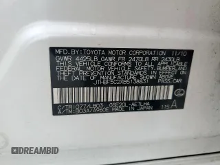 2011 Lexus IS 250 с VIN JTHBF5C2XB5138831, выставлен на аукционе Copart как лот 54870375 с пробегом 280 783 миль миль и Чистый • Clean title. История ставок и продаж доступна на DreamBid. Изображение 12.