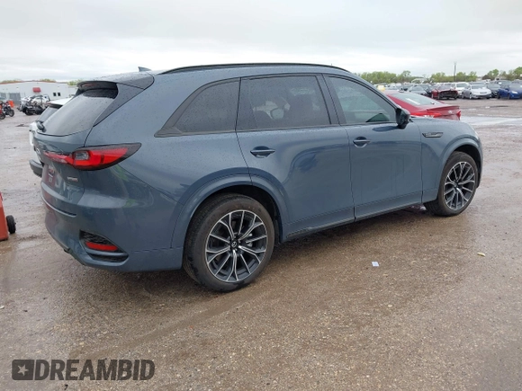 2025 Mazda CX-70 S Premium with VIN JM3KJDHC9S1113770, listed as a IAAI auction lot 41891512 with 7,313 mi miles and . Bid and sale history available at DreamBid. Image 4.