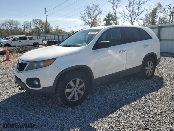 2011 Kia Sorento LX with VIN 5XYKT3A12BG012477, listed as a Copart auction lot 47683685 with 190,183 mi miles and Clean Title. Bid and sale history available at carsss.com. Image 1.