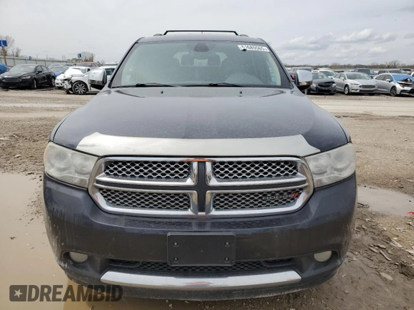 2013 Dodge Durango Citadel with VIN 1C4SDHET9DC562563, listed as a Copart auction lot 51685565 with 208,499 mi miles and Clean Title. Bid and sale history available at carsss.com. Image 5.