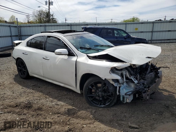 2012 Nissan Maxima SV with VIN 1N4AA5AP1CC840291, listed as a Copart auction lot 54147225 with 155,698 mi miles and Salvage title. Bid and sale history available at DreamBid. Image 4.