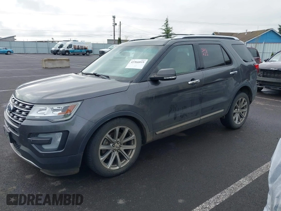 2016 Ford Explorer Limited with VIN 1FM5K7F87GGC25292, listed as a IAAI auction lot 41966819 with 159,438 mi miles and . Bid and sale history available at DreamBid. Image 2.