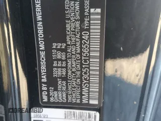 2012 MINI Roadster S z VIN WMWSY3C51CT565240, wystawiony jako Copart lot #83651954 z przebiegiem 172 954 mil mil oraz Szkody całkowita. Historia ofert i sprzedaży dostępna na DreamBid. Obrazek 12.
