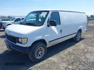 1996 Ford Econoline Cargo with VIN 1FTFS24Y3THA40644, listed as a IAAI auction lot 42020245 with 218,451 mi miles and . Bid and sale history available at DreamBid. Image 2.