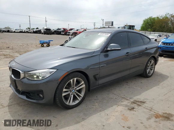 2016 BMW 3 Series Gran Turismo 328i xDrive with VIN WBA8Z5C56GG502023, listed as a Copart auction lot 50307534 with 75,436 mi miles and Salvage Title. Bid and sale history available at carsss.com. Image 1.
