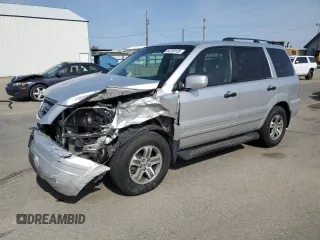 2005 Honda Pilot EX-L with VIN 5FNYF18575B061295, listed as a Copart auction lot 52235135 with 192,222 mi miles and Salvage Title. Bid and sale history available at carsss.com. Image 1.