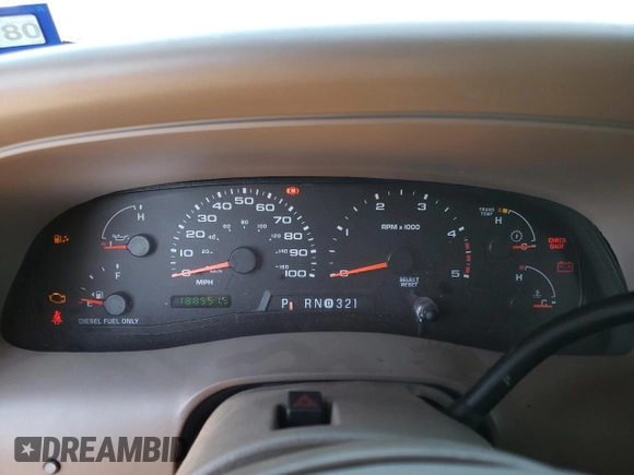 2003 Ford F-350 XL with VIN 1FTWW33P13ED44432, listed as a Copart auction lot 84856594 with 188,551 mi miles and Salvage Title. Bid and sale history available at DreamBid. Image 9.