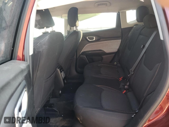 2022 Jeep Compass Sport with VIN 3C4NJDAB7NT221115, listed as a Copart auction lot 76898554 with 16,776 mi miles and Salvage title. Bid and sale history available at DreamBid. Image 11.