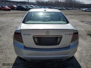 2007 Acura TL Type-S with VIN 19UUA76567A037909, listed as a Copart auction lot 52577385 with 0 mi miles and Salvage Title. Bid and sale history available at carsss.com. Image 6.