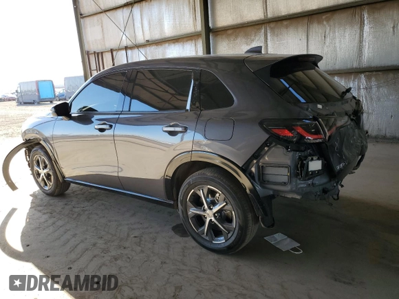 2025 Honda HR-V EX-L with VIN 3CZRZ1H71SM718252, listed as a Copart auction lot 47540315 with 14,066 mi miles and Salvage Title. Bid and sale history available at carsss.com. Image 2.