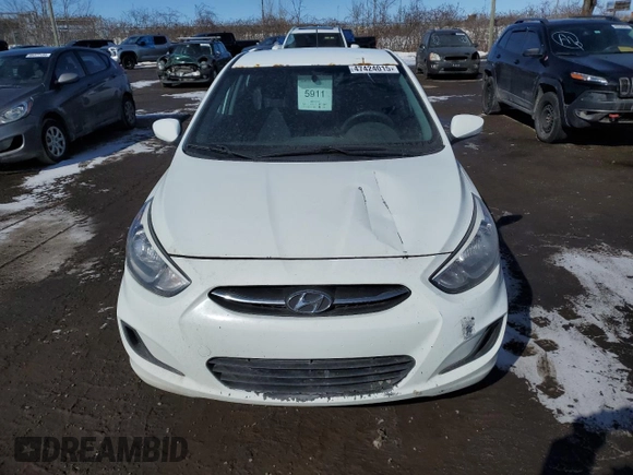 2016 Hyundai Accent SE with VIN KMHCT5AE5GU238520, listed as a Copart auction lot 47424015 with 222,125 mi miles and Salvage Title. Bid and sale history available at carsss.com. Image 5.