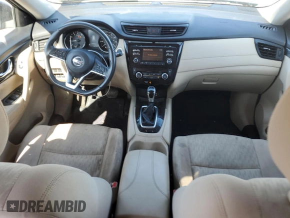 2017 Nissan Rogue SV with VIN KNMAT2MV7HP576328, listed as a Copart auction lot 50885585 with 92,915 mi miles and Salvage Title. Bid and sale history available at carsss.com. Image 8.