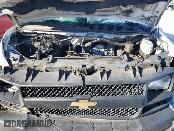 2017 Chevrolet Express Cargo Van with VIN 1GCZGHFG3H1135498, listed as a Copart auction lot 83782144 with 0 mi miles and Salvage Title. Bid and sale history available at carsss.com. Image 13.