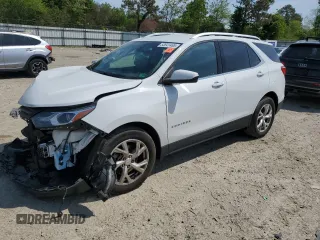 2020 Chevrolet Equinox LT z VIN 3GNAXVEX9LS591386, wystawiony jako Copart lot #53841465 z przebiegiem 59 265 mil mil oraz Szkoda całkowita • Salvage title. Historia ofert i sprzedaży dostępna na DreamBid. Obrazek 1.