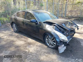 2007 Infiniti G35 Journey with VIN JNKBV61E67M711534, listed as a IAAI auction lot 42044888 with 160,300 mi miles. Bid and sale history available at carsss.com. Image 1.