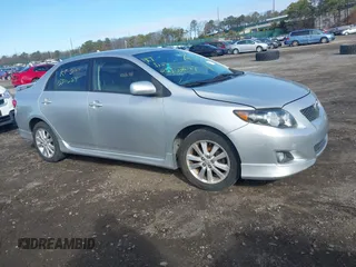 2009 Toyota Corolla with VIN 2T1BU40E19C177059, listed as a IAAI auction lot 41831891 with 999,999 mi miles. Bid and sale history available at carsss.com. Image 1.