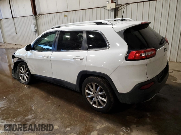 2016 Jeep Cherokee Limited with VIN 1C4PJLDB8GW355062, listed as a Copart auction lot 43750865 with 109,935 mi miles and Salvage Title. Bid and sale history available at carsss.com. Image 2.