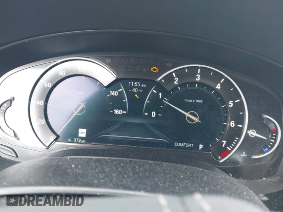 2018 BMW 5 Series 530i xDrive with VIN WBAJA7C55JG909519, listed as a IAAI auction lot 42650263 with 57,077 mi miles and . Bid and sale history available at DreamBid. Image 7.