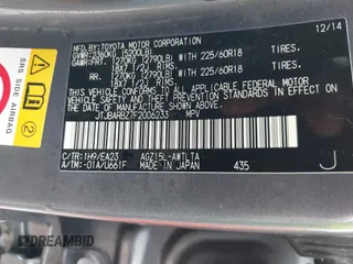 2015 Lexus NX 200t with VIN JTJBARBZ7F2006233, listed as a IAAI auction lot 41898572 with 73,038 mi miles and . Bid and sale history available at DreamBid. Image 9.