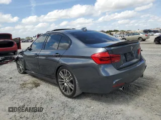 2018 BMW 3 Series 340i z VIN WBA8B3G50JNV00922, wystawiony jako Copart lot #46361935 z przebiegiem 54 430 mil mil oraz Szkoda całkowita • Salvage title. Historia ofert i sprzedaży dostępna na DreamBid. Obrazek 2.