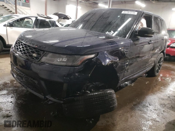 2021 Land Rover Range Rover Sport HSE Dynamic with VIN SALWR2SEXMA763141, listed as a Copart auction lot 41787275 with 64,646 mi miles and Salvage Title. Bid and sale history available at carsss.com. Image 1.