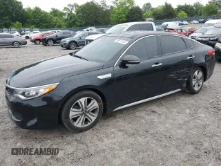 2017 Kia Optima with VIN KNAGU4LC4H5005343, listed as a Copart auction lot 58512105 with 124,958 mi miles and Salvage title. Bid and sale history available at DreamBid. Image 1.
