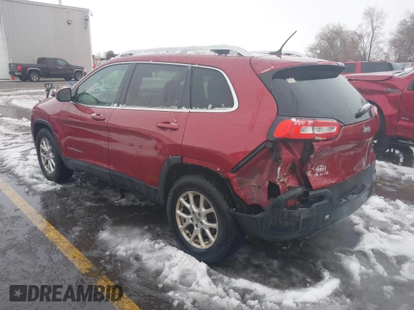 2014 Jeep Cherokee Latitude with VIN 1C4PJMCB8EW166853, listed as a IAAI auction lot 41579386 with 251,683 mi miles and . Bid and sale history available at DreamBid. Image 3.