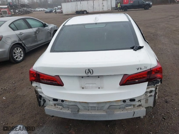 2015 Acura TLX with VIN 19UUB1F30FA017906, listed as a IAAI auction lot 41742441 with 141,150 mi miles. Bid and sale history available at carsss.com. Image 16.