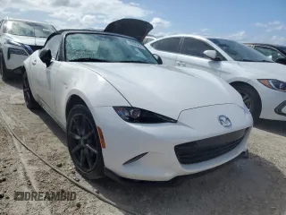 2017 Mazda MX-5 Miata Club z VIN JM1NDAC73H0124123, wystawiony jako Copart lot #76392804 z przebiegiem 19 535 mil mil oraz Nie do naprawy • Non repairable. Historia ofert i sprzedaży dostępna na DreamBid. Obrazek 4.