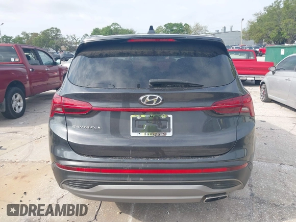 2021 Hyundai Santa Fe SE with VIN 5NMS14AJ7MH355662, listed as a IAAI auction lot 41848014 with 49,570 mi miles. Bid and sale history available at carsss.com. Image 16.