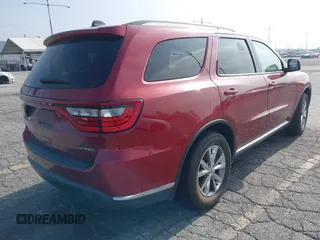 2015 Dodge Durango Limited with VIN 1C4RDHDG9FC100932, listed as a IAAI auction lot 42339913 with 134,865 mi miles and . Bid and sale history available at DreamBid. Image 4.