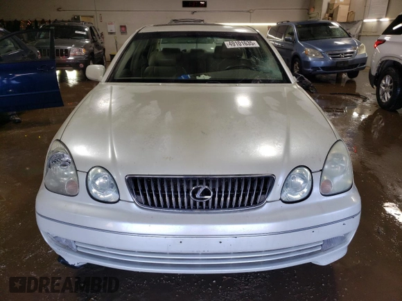 2003 Lexus GS 300 z VIN JT8BD69S130186526, wystawiony jako Copart lot #49101635 z przebiegiem 179 018 mil mil oraz Szkoda całkowita • Salvage title. Historia ofert i sprzedaży dostępna na DreamBid. Obrazek 5.