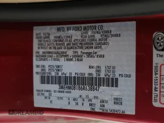 2006 Mercury Milan Premier z VIN 3MEHM08186R638847, wystawiony jako Copart lot #45564125 z przebiegiem 167 485 mil mil oraz Szkoda całkowita • Salvage title. Historia ofert i sprzedaży dostępna na DreamBid. Obrazek 14.