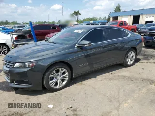 2015 Chevrolet Impala LT with VIN 2G1115SL3F9243895, listed as a Copart auction lot 62549415 with 107,435 mi miles and Salvage title. Bid and sale history available at DreamBid. Image 1.