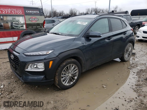 2020 Hyundai Kona SEL with VIN KM8K22AA1LU523042, listed as a Copart auction lot 71106232 with 42,282 mi miles. Bid and sale history available at carsss.com. Image 1.